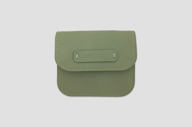 7차입고*[옴니포턴트] Pin wallet bag_Luminary green