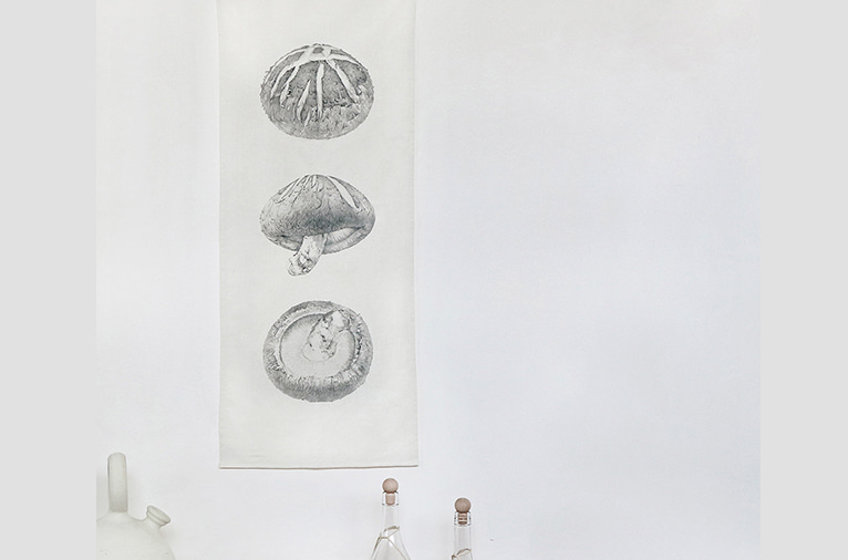 [소언] fabric poster_shiitake mushroom (4차입고)