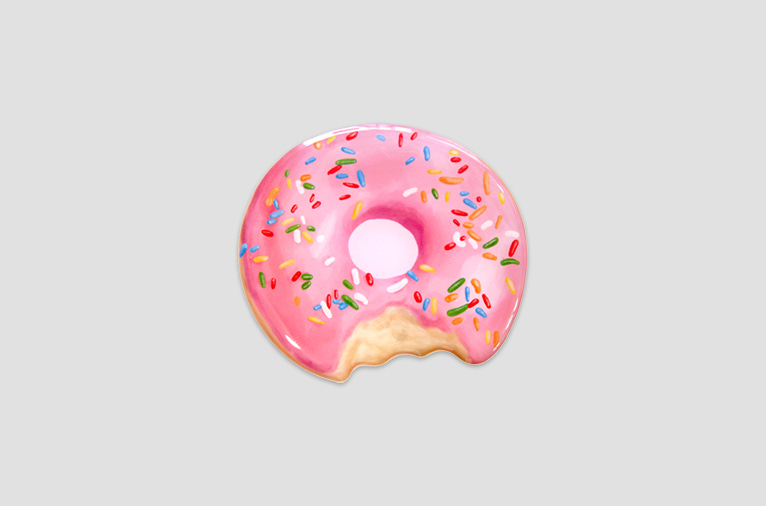 [피스온더테이블] Pink donut 그립톡 (4차입고)