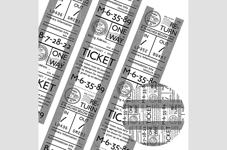 [냥냥빔] Traveler&#039;s center Masking tape-gray(20mm)