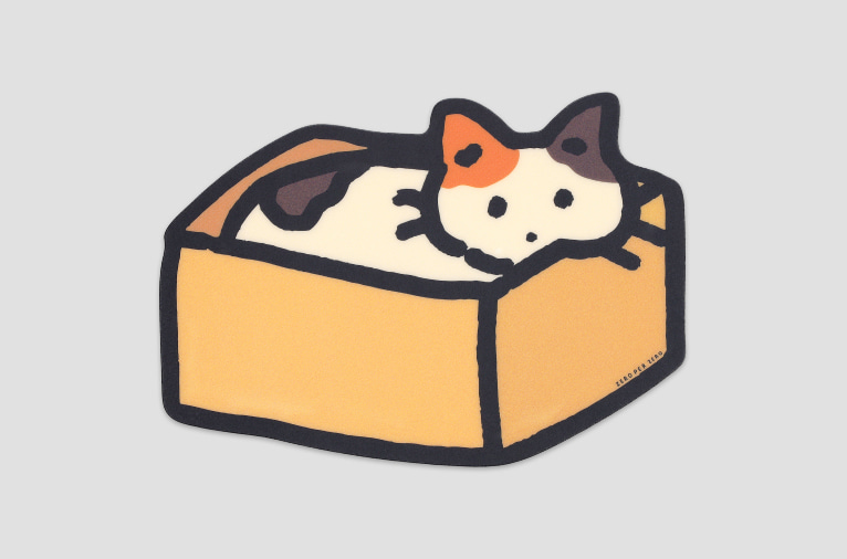 [제로퍼제로] 마우스패드 - 고양이2(상자) (3차입고)