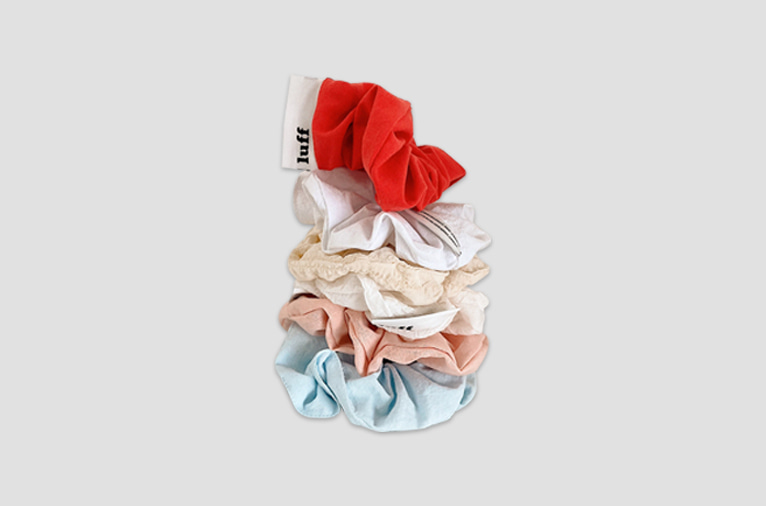 [LUFF] Cotton scrunch - 7가지 색상 (마지막수량)