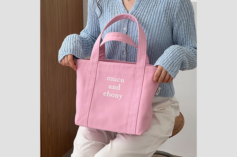 [무쿠앤에보니] Neat Bag - pink