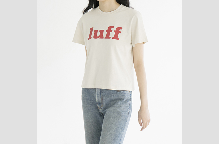 [LUFF] luff logo t-shirt - light beige