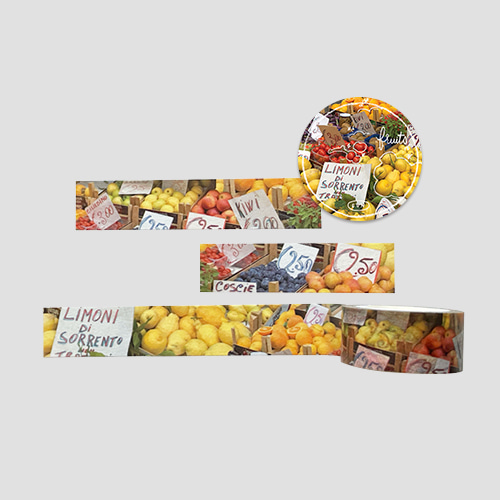 [eun] new fruits masking tape (20mm)