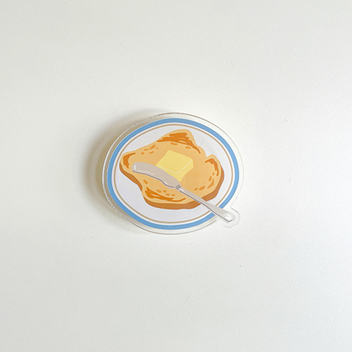 [구디버디] 버터 토스트 그립톡