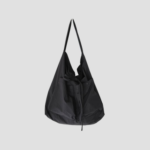 [projet] two pockets easy bag black(5차입고)