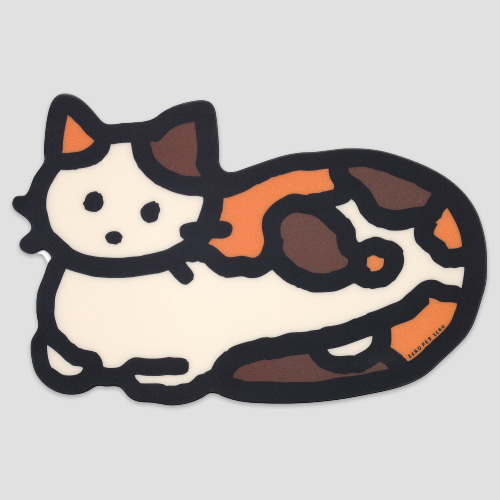 [제로퍼제로] 마우스패드 - 고양이1(삼색)