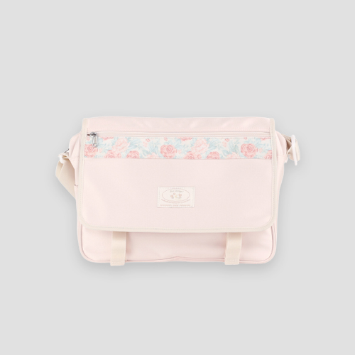[오부니] Satin Messenger Bag - pale pink