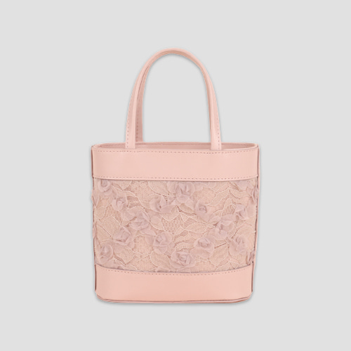 [오부니] Mini lace bag - Rose (마지막수량)