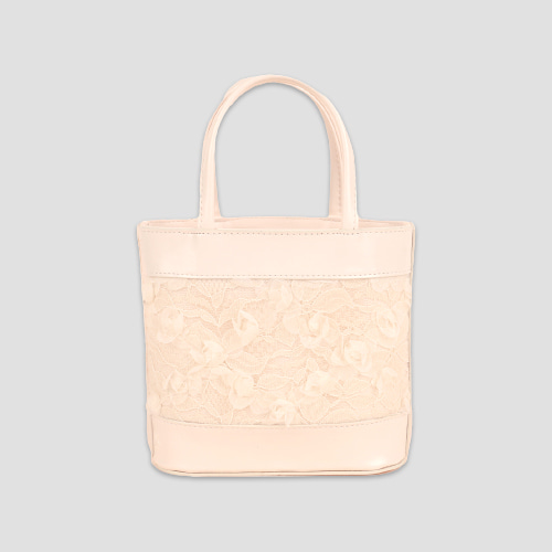 [오부니] Mini lace bag - Cream