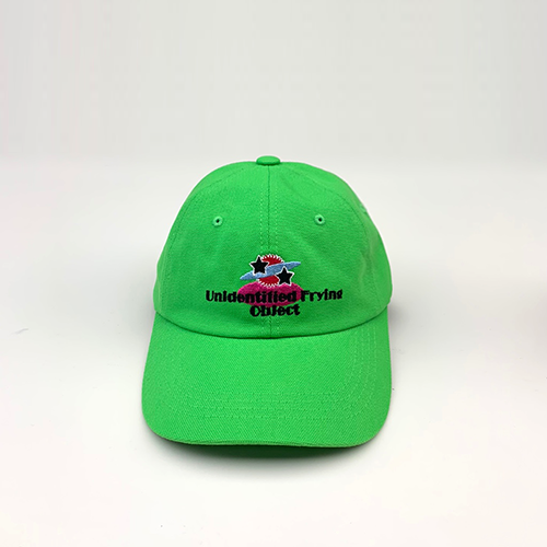 [쿠키시] U.F.O Oxford washing ball cap (neon green)