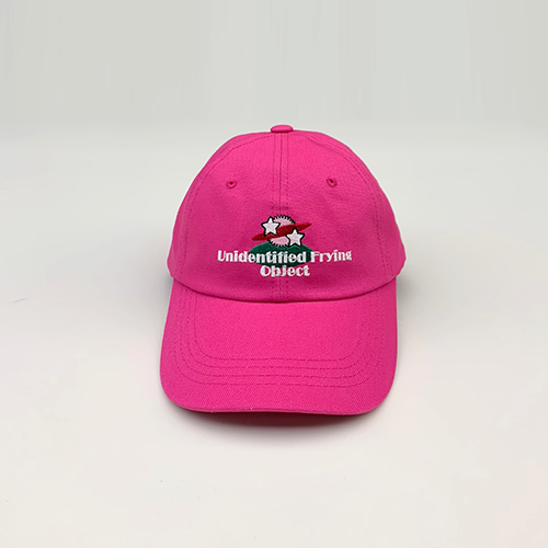 [쿠키시] U.F.O Oxford washing ball cap (magenta pink)
