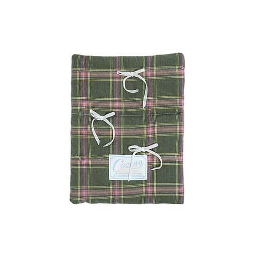 [cozing] Pillow notebook pouch_tartan check