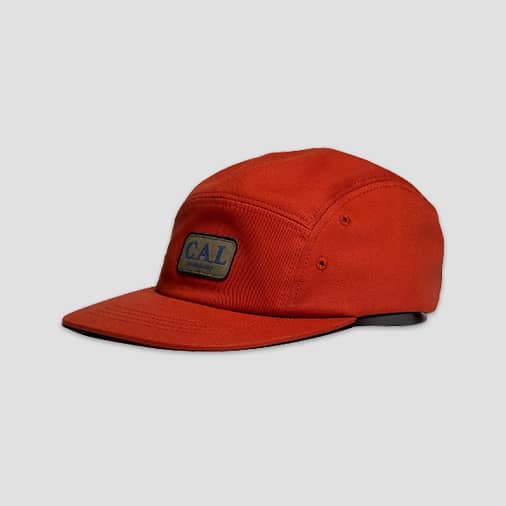 [케이스어랏] LOGO LABEL CAMP CAP - Orange