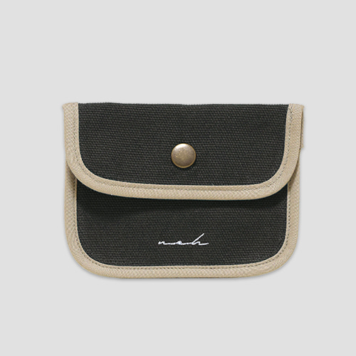 9차입고* [noh] signature mini wallet solid