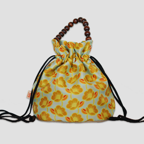 마지막수량* [볼삭] poppy bucket bag_yellow coco