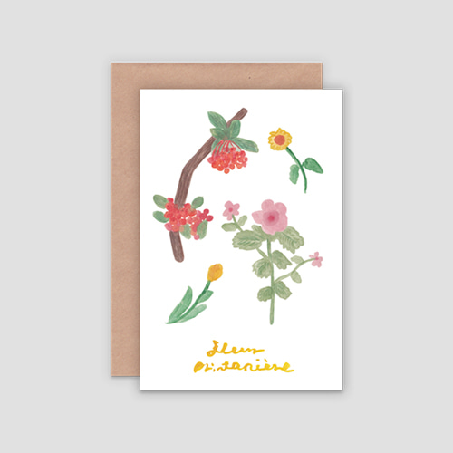 [리틀룸] fleur printanière 폴딩 카드 (3차입고)
