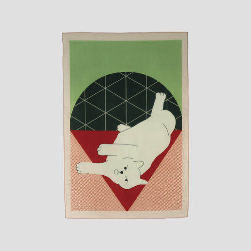 재입고* [양순] 빅빅캣 패브릭 포스터 고양이의 휴식