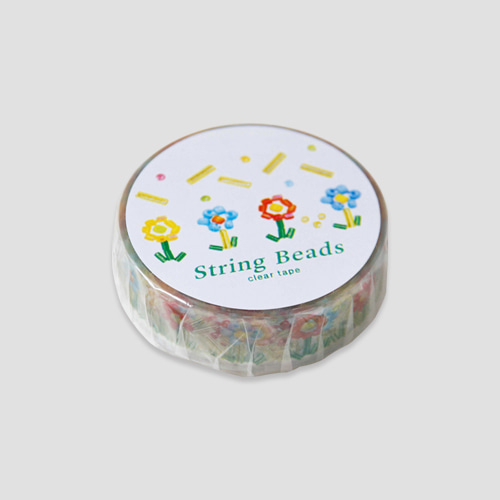 [BOKI] String beads Clear Tape Garden