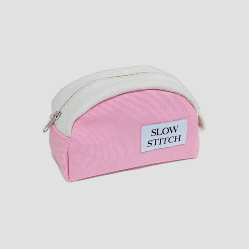 [슬로우스티치] taco mini pouch pink