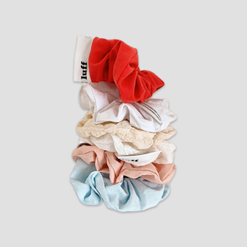 [LUFF] Cotton scrunch - 7가지 색상 (재입고)