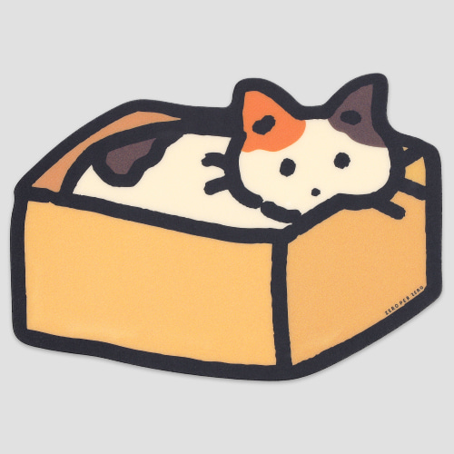 [제로퍼제로] 마우스패드 - 고양이2(상자) (4차입고)