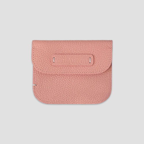 [옴니포턴트] FLAT half wallet - baby pink