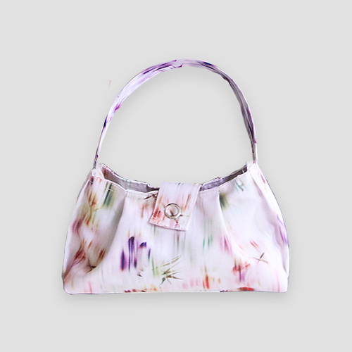 [리즘] Eco flower stripe shoulder bag - Multi
