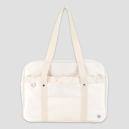 [오부니] Satin Schoolbag - ivory (재입고)