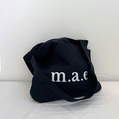 [무쿠앤에보니] Mae logo bag - indigo