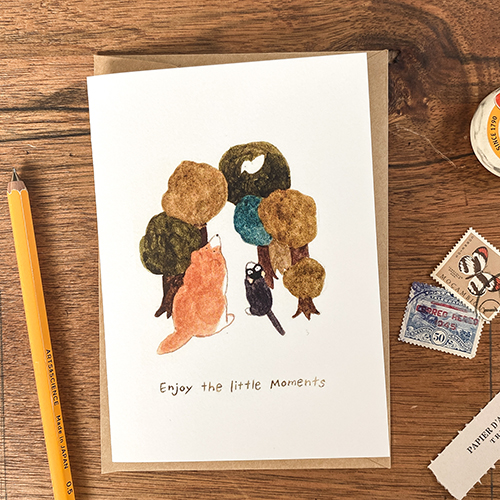 [쉬시턴] 그리팅 카드 - Enjoy the little moments