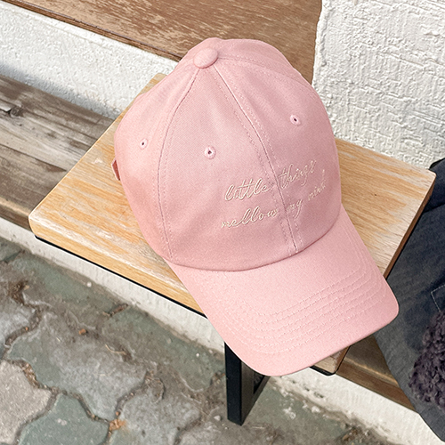 [오부니] Classic ball cap - pink (한정수량)