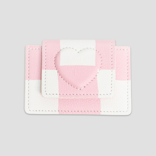 [케이크] shape of wallet - pink check