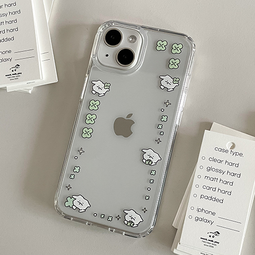 [투포우야드] clover puppy phone case