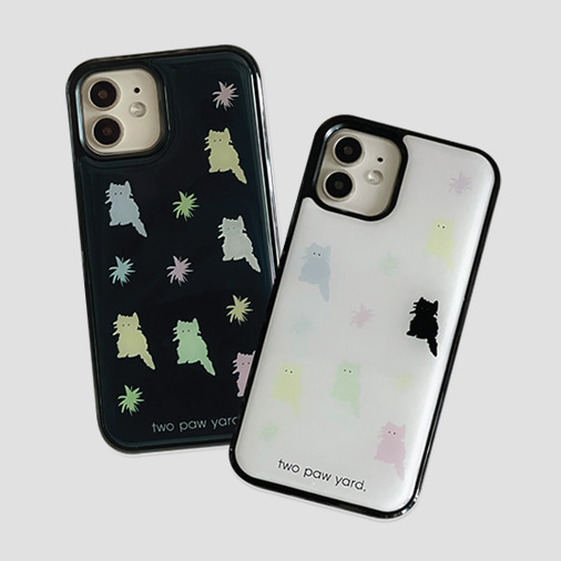 [투포우야드] pastel cat epoxy phone case (재입고)