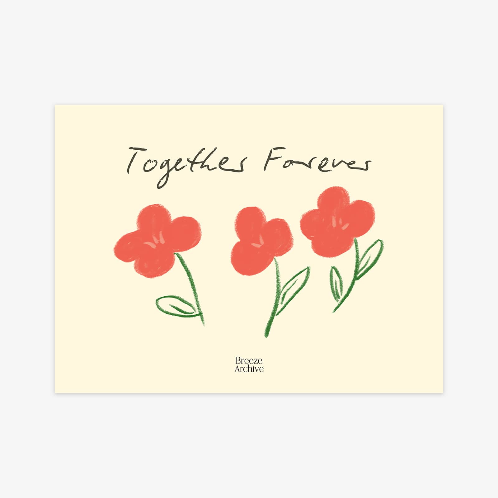 [브리즈아카이브] Drowing Postcard - Together Forever